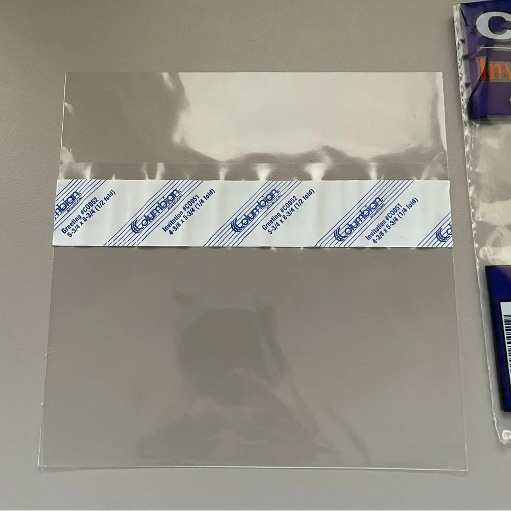 Columbian Clear Invitation Envelopes 12 Pack
